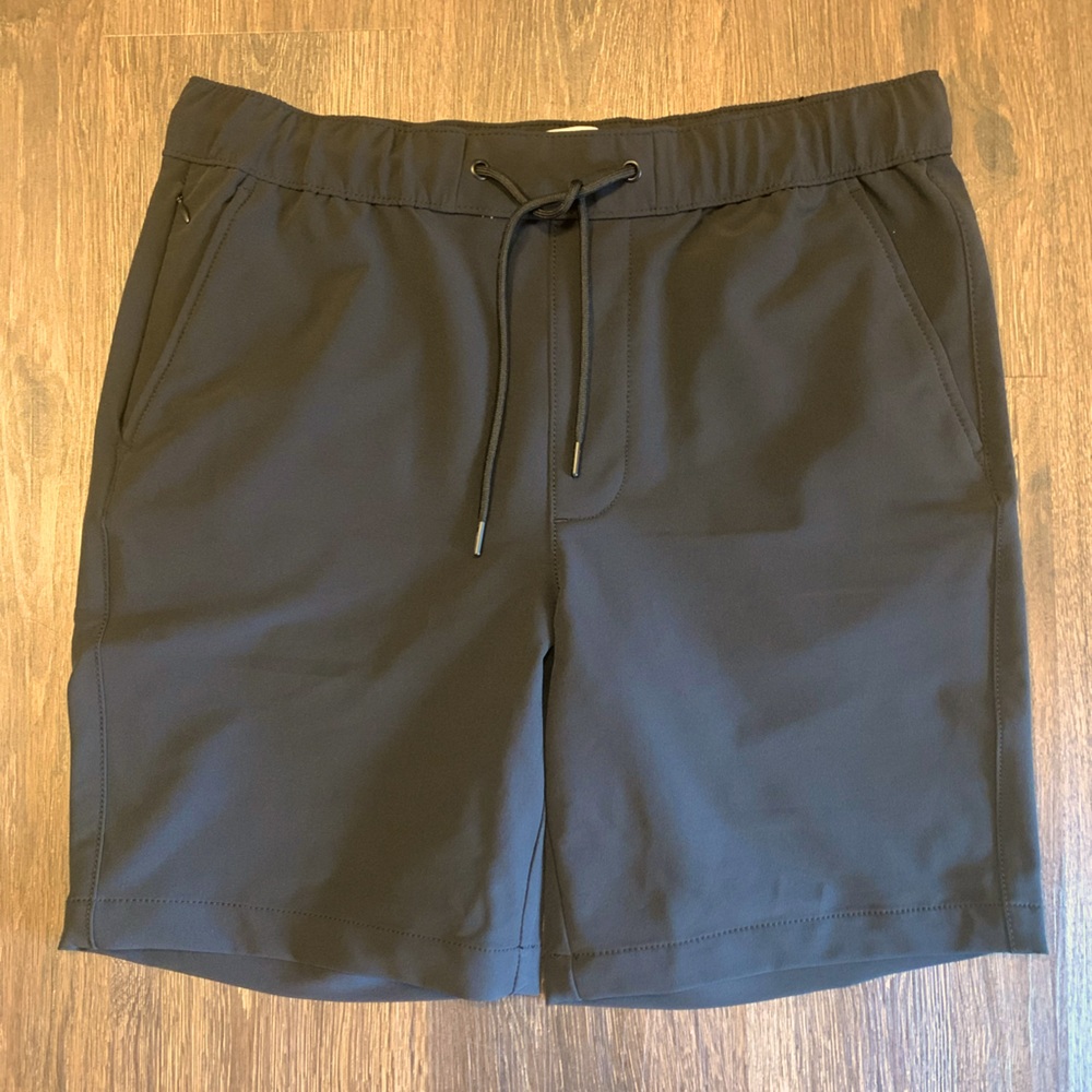 Goodfellow & Co Black Polyester Tech Shorts Mediun